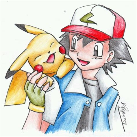 Pikachu And Ash Pikachu Drawing Pokemon Sketch Pokemon Drawings