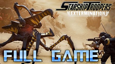 Starship Troopers Extermination Full Game Walkthrough No Commentary