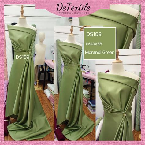 Detextile Heavy Premium Duchess Satin Bridal Satin Fabric For Wedding