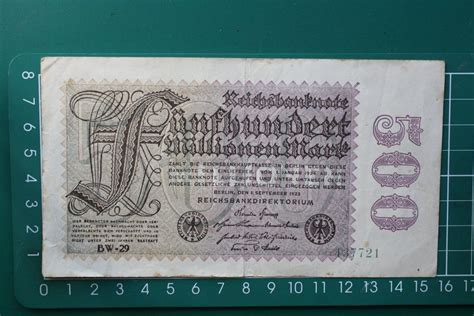 Currency Reichsbanknote Millionen Mark Kaufen Auf Ricardo