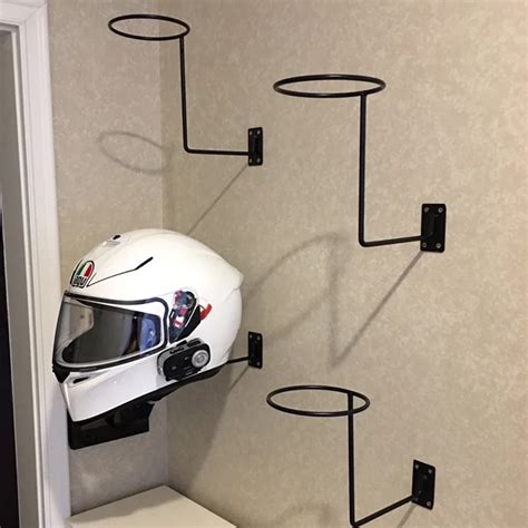 Support Mural Pour Casque De Moto Et V Lo Pr Sentoir Pour Casquette Et