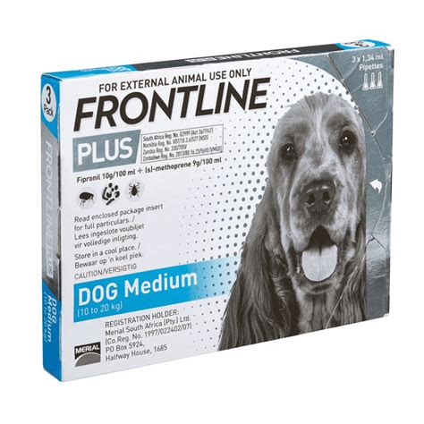 Frontline Plus Medium Dog 10-20kg Tick & Flea Treatment - Puppify - Pet ...