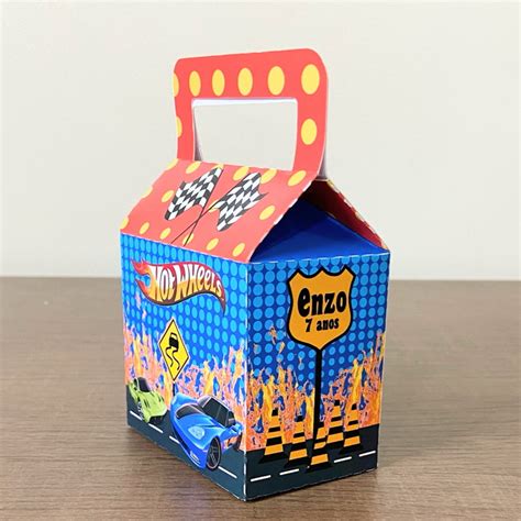Kit Festa Hot Weels 20 Caixas Personalizadas Elo7