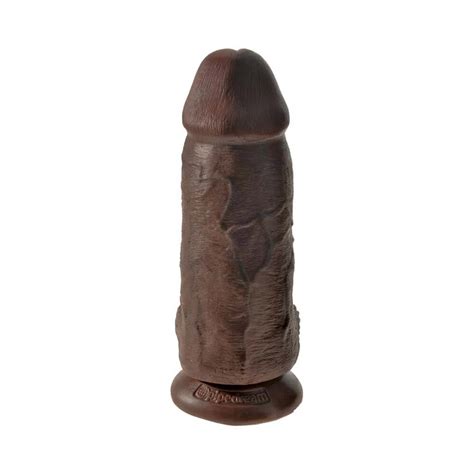 King Cock In Chubby Dildo W Balls Brown Pipedream Satisfaction