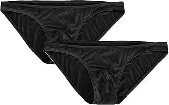 Summer Code Mens Basic Bikini Briefs Pack Low Rise Ice Silk Underwear Amazon Co Uk Clothing