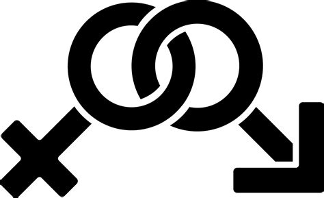 Black And White Illustration Of Sex Icon Vector Art At Vecteezy