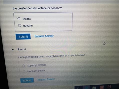 Solved Part G the higher boiling point: 1-bromopentane or | Chegg.com