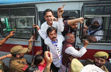 Aap Workers Detained In Srinagar Jammu During Protests Against Kejriwal’s Arrest Kashmir Observer