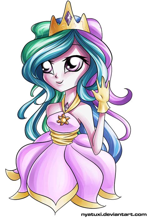 Mlp Equestria Girls Princess Celestia By Nyatuxi On Deviantart