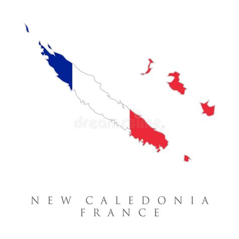 Vector Ilustración Bandera De Nueva Caledonia Francia Para Continuar