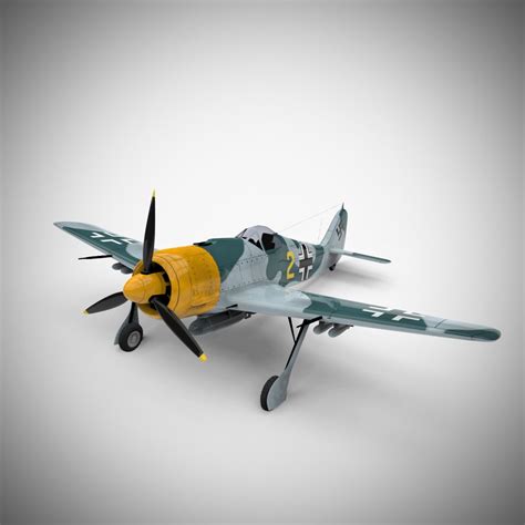 Focke Wulf Fw Modelo D Fbx Ma Max Obj Free D