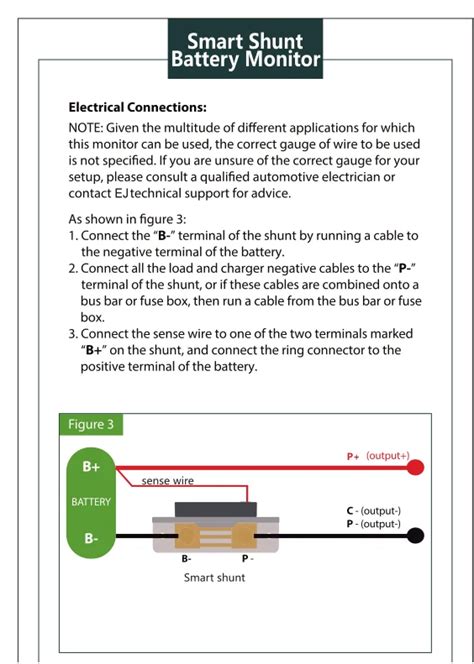 E&j Smart Shunt Battery Monitor 500a With History Data Record Smart ...