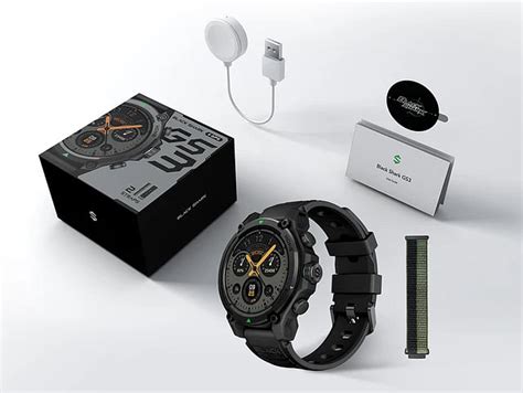 Black Shark GS3 Smartwatch Kokoh Untuk Kegiatan Outdoor