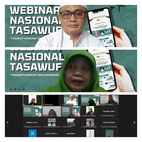 Himaprodi Ilmu Tasawuf Stai Al Fithrah Sukses Adakan Webinar