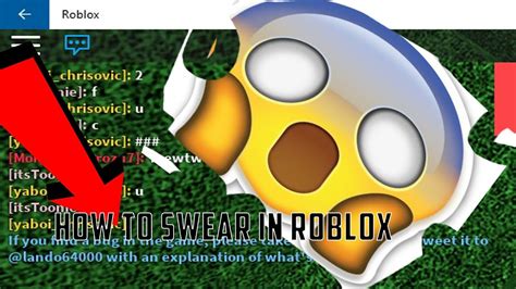 How To Swear In Roblox Not Clickbait Youtube