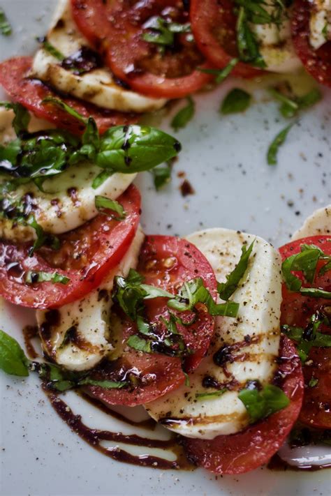 Caprese Salad With Balsamic Reduction Lane Bakery