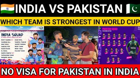 INDIA Vs PAKISTAN Squad Most DANGEROUS IN World Cup Pakistani