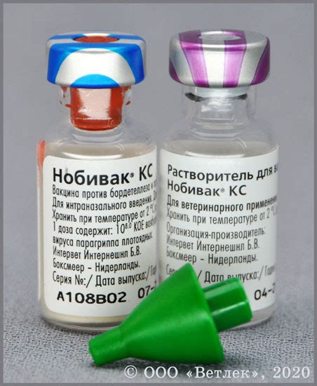 Нобивак KC (Nobivac KC), фл. 0,4 мл (1 доза) с адаптером купить в ...