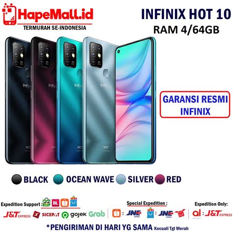Jual Infinix Hot Gb X B Garansi Resmi Termurah Shopee Indonesia