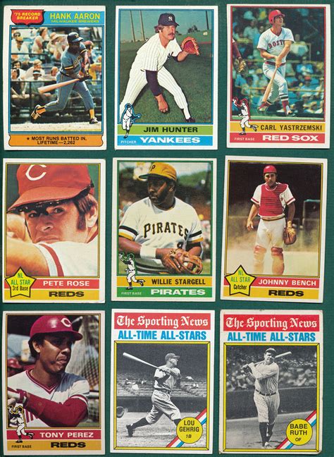 Lot Detail 1976 Topps Baseball Complete Set 660 Plus Traded W