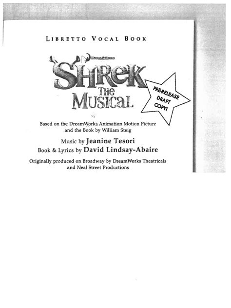 Shrek Script PDF | PDF