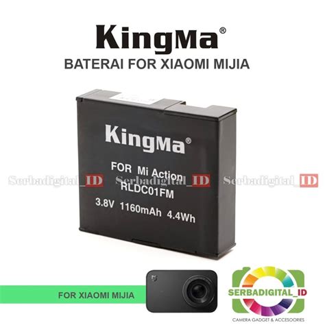 Jual Kingma Battery Baterai RLDC01FM For Xiaomi Mijia Action Camera 4K