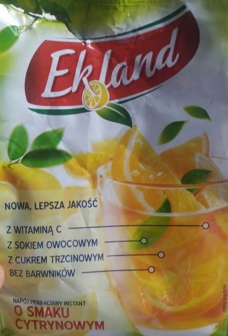 Чай гранулированный Ekland - калорийность, пищевая ценность ⋙ ...