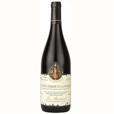 Jean Bouchard Tastevin C Te De Beaune Village Vin Rouge De