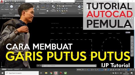 Cara Membuat GARIS PUTUS PUTUS Di AutoCAD YouTube