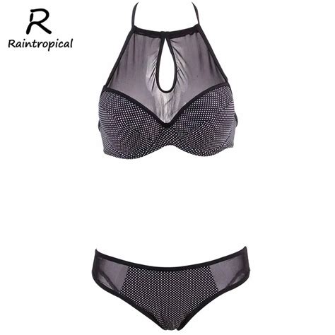 Raintropical Push Up Swimwear Sexy Women Swimsuit Mini Micro Bikinis