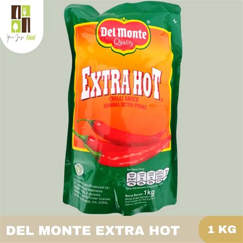 Jual Del Monte Delmonte Saus Sambal Extra Hot 1Kg Shopee Indonesia