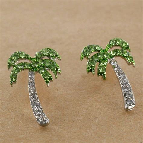 SBI E2479 PER Palm Tree Earrings Earrings Earring Tree Nautical