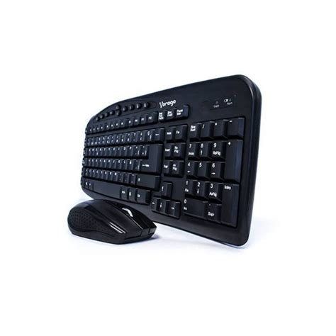 KIT TECLADO Y MOUSE VORAGO KM 303 CONEXION INALAMBRICO COLOR NEGRO