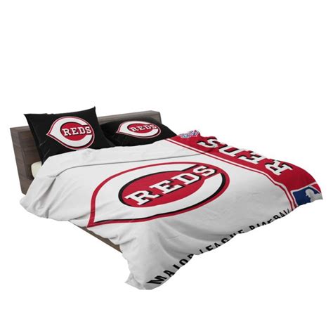 Cincinnati Reds Mlb Baseball National League Bedding Set