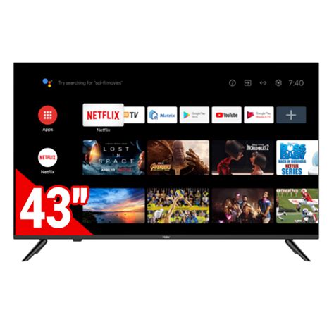 Haier official 43'' K66UG 4K Android TV - New Udoy Electronics