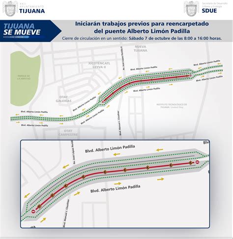 Anuncian Cierre Parcial Del Puente Alberto Limón Padilla Por Obras