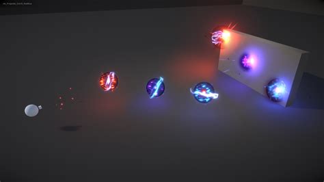 Unique Projectiles Vol 3 Real Time VFX