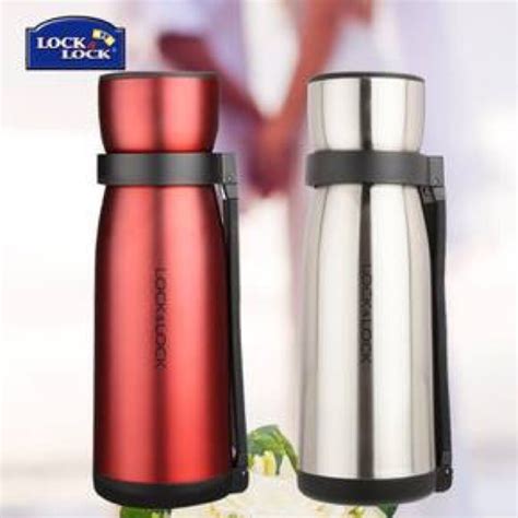 Bình Giữ Nhiệt Metal Motor Hot Tank Lock Lock LHC STS Bạc