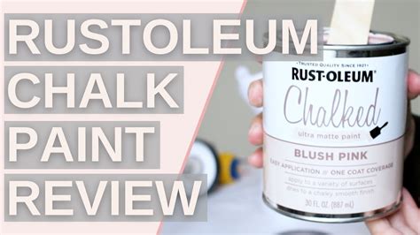 Rustoleum Chalk Paint Review YouTube