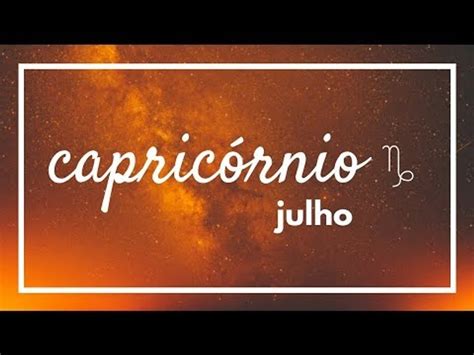 CapricÓrnio HorÓscopo Mensal Julho Vídeo Dailymotion