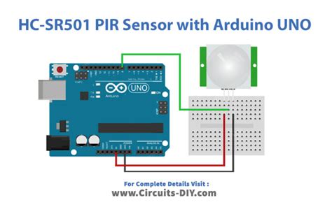 Interfacing Hc Sr501 Pir Motion Sensor With Arduino Uno