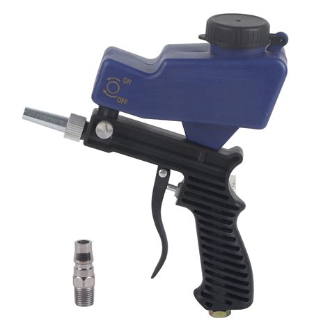 Gravity Feed Sandblasting Gun Air Sand Blaster Spray Handheld Tool