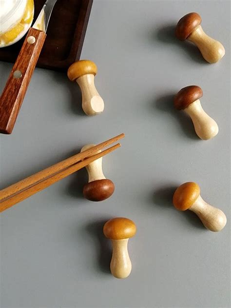 Pcs Mushroom Shaped Chopstick Rest Chopstick Rest Ceramics Ideas