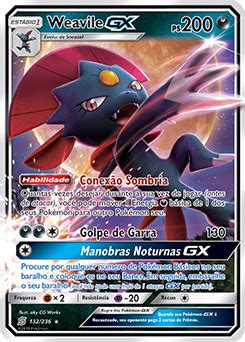 Weavile Gx Sintonia Mental Banco De Dados De Cards Do Estampas