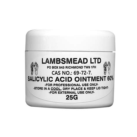 Salicylic Acid Ointment Lambsmead Limited Atelier Yuwa Ciao Jp