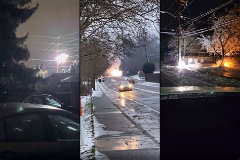 VIDEO: Portland's Winter Storm Sparks Other Electrical Fires and Chaos