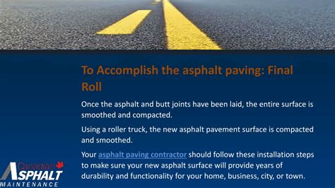 Ppt Step Process For Asphalt Pavement Installation Powerpoint