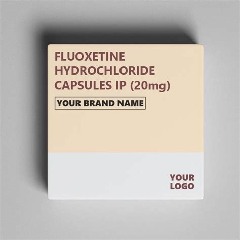 Fluoxetine Hydrochloride Capsules IP (20mg), For Clinical, Hospital ...