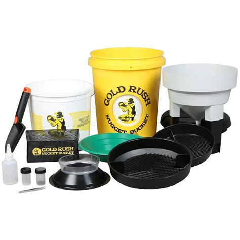 Gold Rush Nugget Bucket With Complimentary Paydirt Gold Prospectors