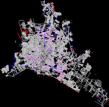 Cartography Leon Guanajuato Mexico DWG Block For AutoCAD Designs CAD